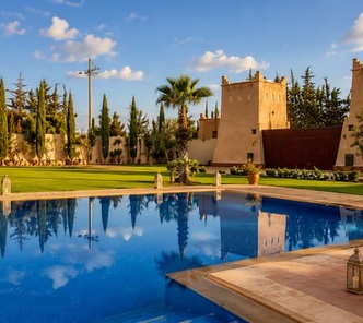 Ruhiger Pool und Garten in Sidi Abdallah Ghiat bei Marrakech